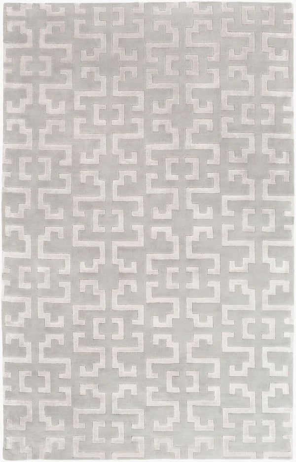 Surya Mugal Handmade 2'6" X 10' Wool Rug - Timeless Elegance, Soft Underfoot, Durable, Perfect For Any Space Slate Wool,Viscose In8611-58