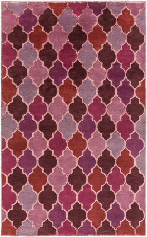 Surya Mugal Handmade 2'6" X 10' Wool Rug - Timeless Elegance, Soft Underfoot, Durable, Perfect For Any Space Rust Wool,Viscose In8614-23