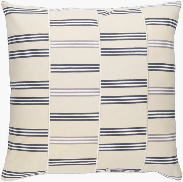 Surya Lina 18” Modern Cotton Accent Pillow - Stylish Home Decor Essential For Comfort & Elegance Cream Cotton,Cotton Ina002-2020d