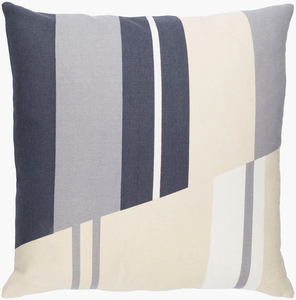 Surya Lina 18” Modern Cotton Accent Pillow - Stylish Home Decor Essential For Comfort & Elegance Gray Cotton,Cotton Ina008-2020