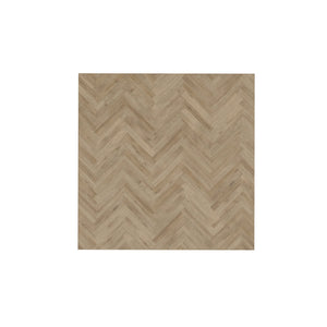 A.R.T. Furniture Garrison Square End Table In Washed Oak - Bold Herringbone Design, Thick Block Legs For Any Space Brown Parawood Solids With Ash Embossing,White Oak Veneers 322304-1302