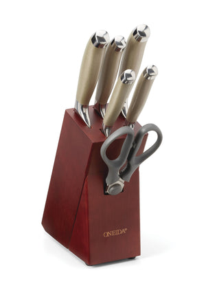 Lenox Oneida Preferred 7 Piece Stainless Steel Cutlery Set Metallic, STAINLESS MULTI 55272L20