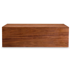 Bernhardt Bernhardt Brasea Suar Wood Coffee Table with Hidden Casters for Modern Living Rooms 394010