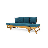 Christopher Knight Home® - Noble House - Serene Outdoor Acacia Wood Expandable Daybed with Cushions