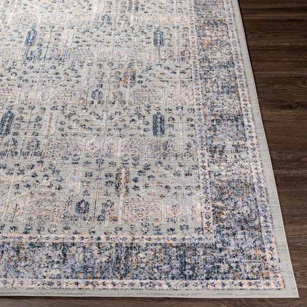 Livabliss Infinity Medallion Runner Rug Machine Woven Polyester for Hallways and Entryways INF2307-2673