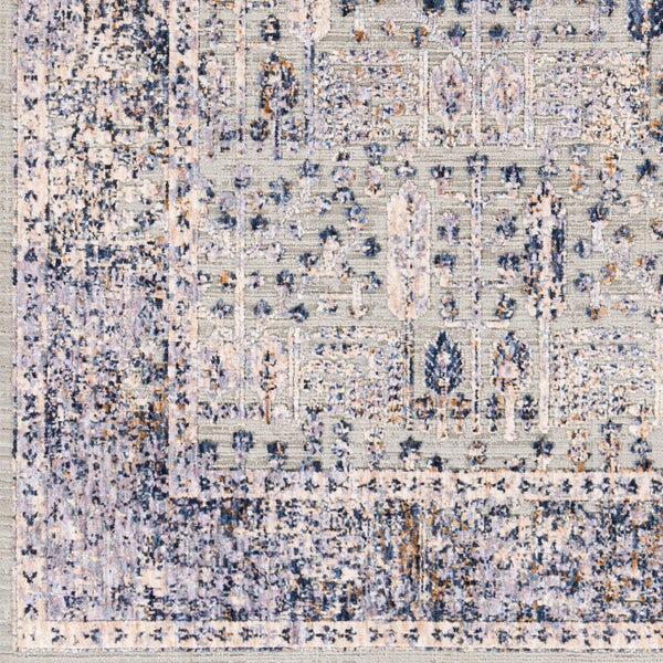 Livabliss Infinity Medallion Runner Rug Machine Woven Polyester for Hallways and Entryways INF2307-2673