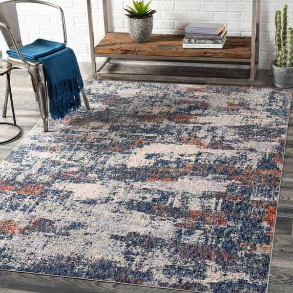 Livabliss Infinity Geometric High Low Pile Polyester Area Rug for Modern Living Spaces INF2308-81012