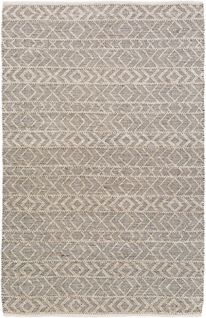 Ingrid ING-2000 8' x 10' Handmade Rug ING2000-810  Black, Light Gray, Gray Surya