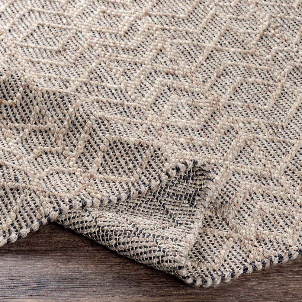 Ingrid ING-2000 8' x 10' Handmade Rug ING2000-810  Black, Light Gray, Gray Surya