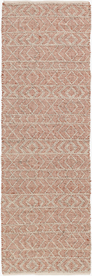 Surya Ingrid Handmade 2' X 3' Global Style Area Rug - Luxurious Viscose & Wool Blend, Easy Care, Made In India Rust Viscose,Wool Ing2001-268