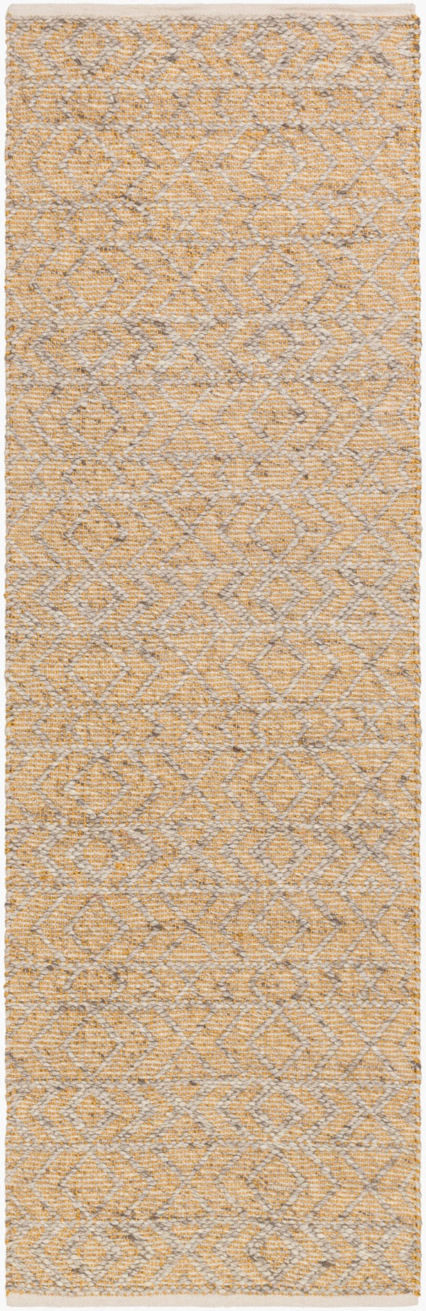 Surya Ingrid Handmade 2' X 3' Global Style Area Rug - Luxurious Viscose & Wool Blend, Easy Care, Made In India Camel Viscose,Wool Ing2002-268