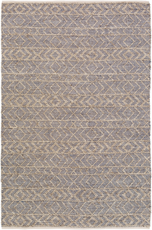 Ingrid ING-2003 6' x 9' Handmade Rug ING2003-69  Dark Blue, Light Gray, Gray Surya