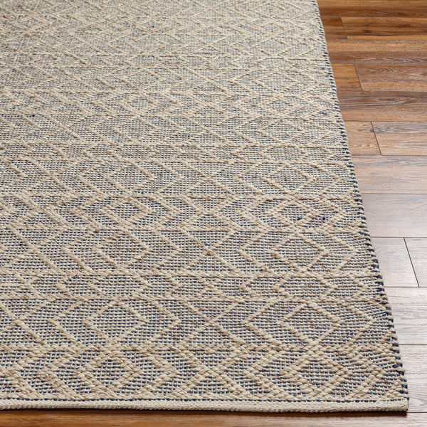 Ingrid ING-2003 8' x 10' Handmade Rug ING2003-810  Dark Blue, Light Gray, Gray Surya