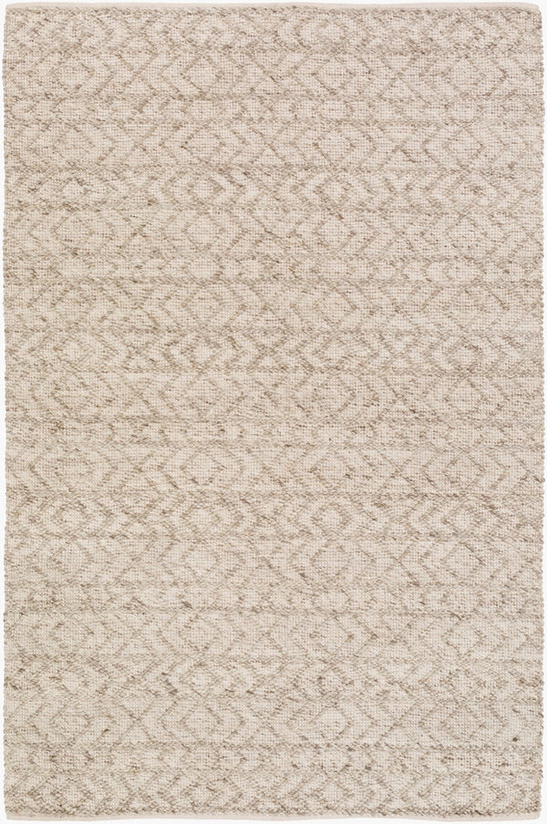 Surya Ingrid Handmade 2' X 3' Global Style Area Rug - Luxurious Viscose & Wool Blend, Easy Care, Made In India Gray Viscose,Wool Ing2004-23