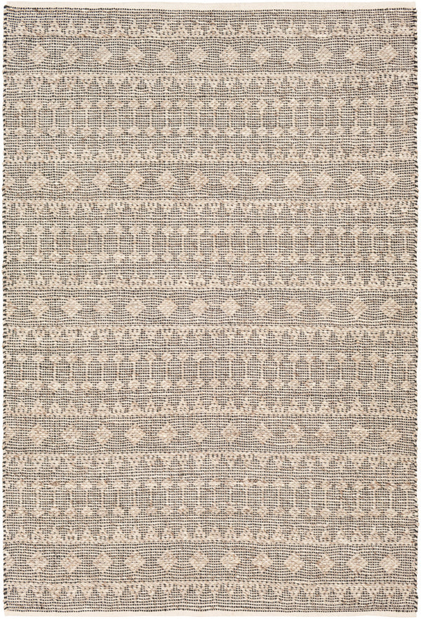 Ingrid ING-2005 6' x 9' Handmade Rug ING2005-69  Light Beige, Cream, Dark Blue Surya