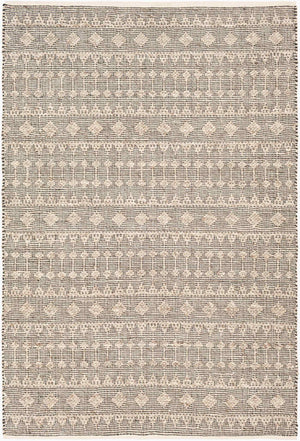 Surya Ingrid Handmade 2' X 3' Global Style Area Rug - Luxurious Viscose & Wool Blend, Easy Care, Made In India Light Beige Viscose,Wool Ing2005-23