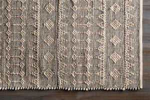 Ingrid ING-2005 8' x 10' Handmade Rug ING2005-810  Light Beige, Cream, Dark Blue Surya