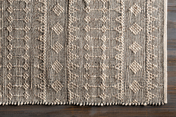 Ingrid ING-2005 8' x 10' Handmade Rug ING2005-810  Light Beige, Cream, Dark Blue Surya