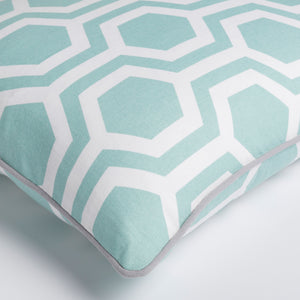 Surya Inga 18"X18" Cotton Accent Pillow - Minimalist Modern Design For Elegant Home Decor & Comfort Pale Blue Cotton,Cotton Inga7013-1818p