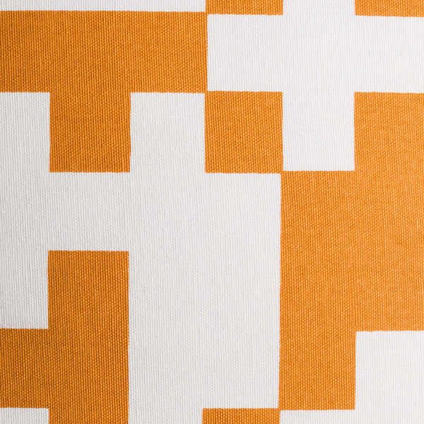 Surya Inga 18"X18" Cotton Accent Pillow - Minimalist Modern Design For Elegant Home Decor & Comfort Orange Cotton,Cotton Inga7018-1818d