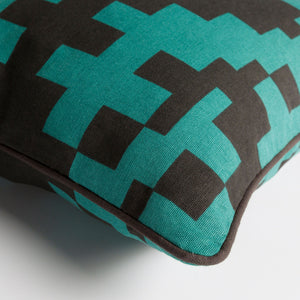 Surya Inga 18"X18" Cotton Accent Pillow - Minimalist Modern Design For Elegant Home Decor & Comfort Black Cotton,Cotton Inga7019-1818