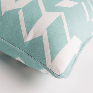 Surya Inga 18"X18" Cotton Accent Pillow - Minimalist Modern Design For Elegant Home Decor & Comfort Pale Blue Cotton,Cotton Inga7023-1818p