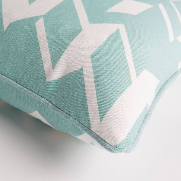 Surya Inga 18"X18" Cotton Accent Pillow - Minimalist Modern Design For Elegant Home Decor & Comfort Pale Blue Cotton,Cotton Inga7023-1818p