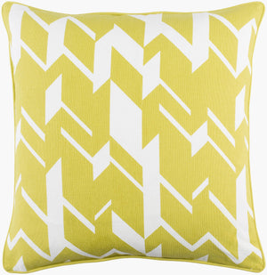 Surya Inga 18"X18" Cotton Accent Pillow - Minimalist Modern Design For Elegant Home Decor & Comfort Grass Green Cotton,Cotton Inga7024-1818p