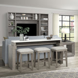 Parker House Pure Modern Everywhere Console Moonstone Oak Solids / Oak Veneers PUR#09