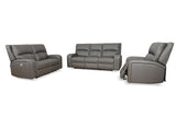 Parker House Parker Living Polaris - Haze Power Reclining Sofa Loveseat and Recliner Haze 70% Polyester, 30% PU (W) MPOL-321PH-HAZ