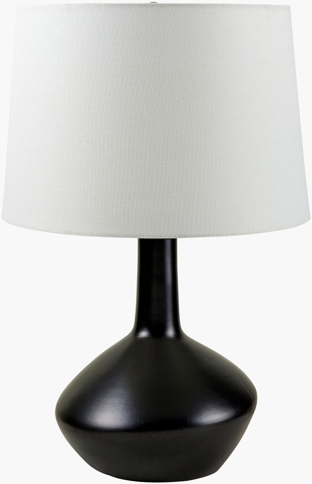Livabliss Innovi Ceramic Base Table Lamp with Linen Shade for Bedside or Entryway Decor INO-001