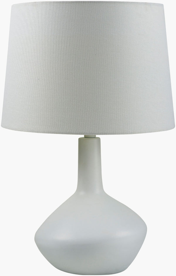 Livabliss Innovi Ceramic Base Accent Table Lamp with Linen Shade for Warm Ambient Glow INO-002