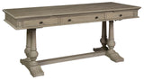 Hekman Furniture Hekman Accents Captians Variable Hgt Desk 28586 Wellington Driftwood