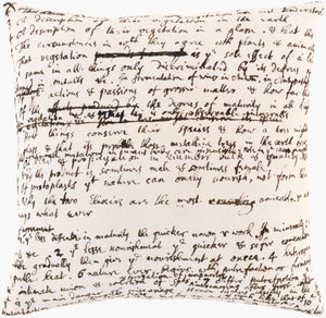 Surya Inventors 18"X18" Cotton Accent Pillow - Modern Design For Comfort & Global Style In Your Home Black Cotton,Cotton Inv004-1818p