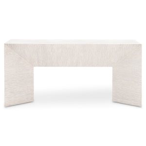 Bernhardt Bernhardt Solaria Console Table — Sculptural Weathered Bone Cast-Resin & White Oak, 70"W X 33"H 310912