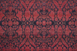 Feizy Rugs Voss Collection Transitional Polyester Trellis Rug - Bold Colors & Unique Design For Every Space Red,Black Polyester Vos39h6fpnk000g21