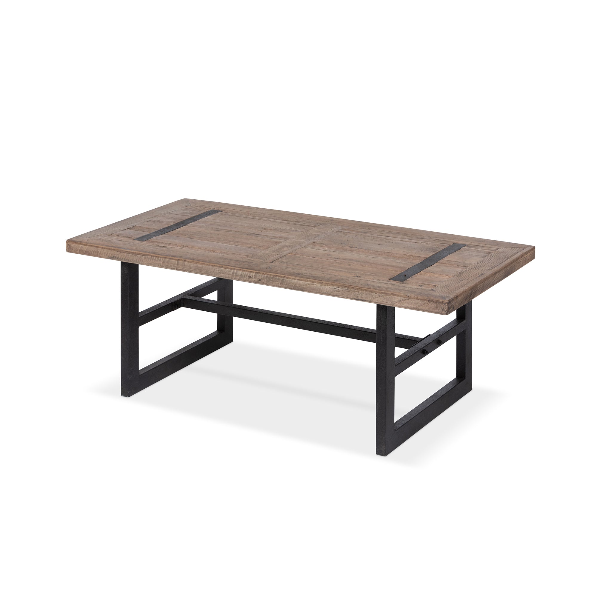 Reclaimed Oak Garden Display Table - Rustic, Sturdy Design for Indoor/