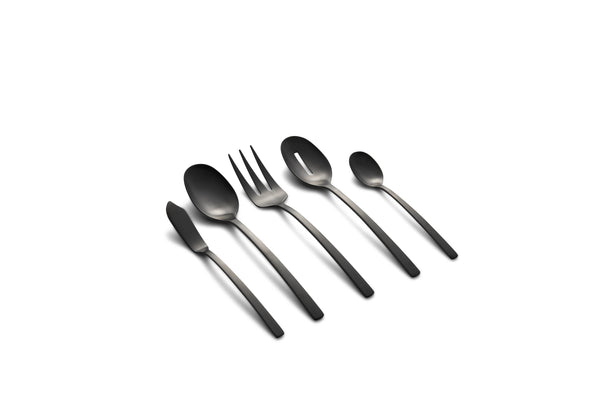 Lenox Cambridge Beacon Black Satin 45-Piece Flatware Set NO COLOR METAL 286645CKW13DS