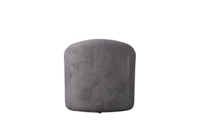 Porter Designs Porter Leo Boucle Fabric Accent Chair In Stylish Gray - Modern Small Space Seating Solution Gray Fabric 01-168-06-3576