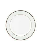 Kate Spade Parker Place Bread Plate: Elegant White Bone China with Platinum Trim, 6.3