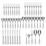 Lenox Oneida Butler 45 Piece Everyday Flatware Set, Service for 8 Metallic, STAINLESS METAL H219045A