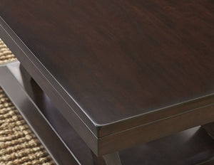 English Elm Steve Silver - Jocelyn Cocktail Table - Espresso Cherry Finish With Elegant Design For Contemporary Living Spaces B081P157763-GIGA