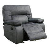 Parker House Chapman - Polo Manual Glider Reclining Sofa And Two Recliners Grey 94% Polyester,6% Nylon (W) Mcha-311-pol