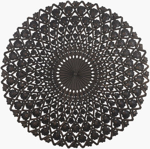 Livabliss Ionian Hand Carved Square Wall Art Bohemian Global Decor for Living Room Gallery IONI002-3535