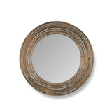 Park Hill Round Wooden Frame Mirror EWI95625