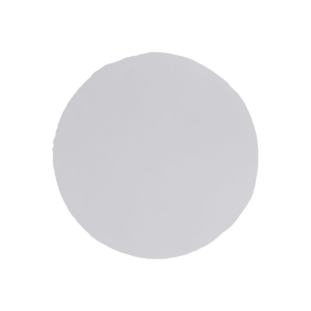 Bernhardt Bernhardt Millstone Pincio Round Side Table — 22" Sculptural Plinth Base, Faux-Stone Texture, Adjustable Glides 549119