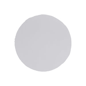 Bernhardt Bernhardt Millstone Pincio Round Side Table — 22" Sculptural Plinth Base, Faux-Stone Texture, Adjustable Glides 549119