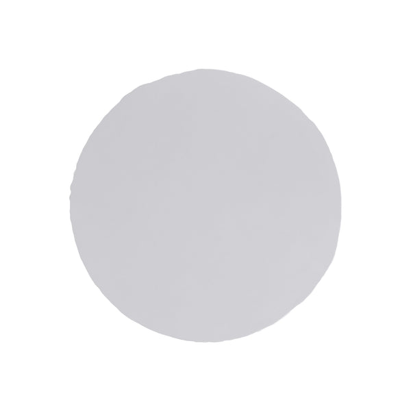 Bernhardt Bernhardt Millstone Pincio Round Side Table — 22" Sculptural Plinth Base, Faux-Stone Texture, Adjustable Glides 549119