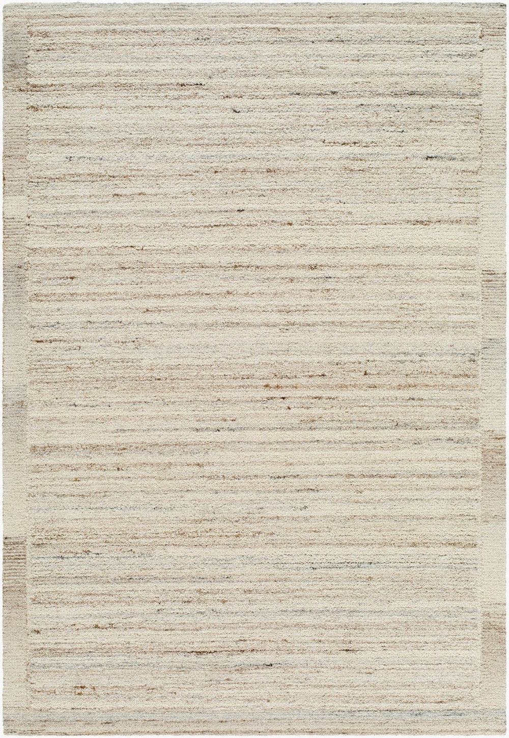 Livabliss Ipswich Hand Tufted Wool Accent Rug Bohemian Global Pattern for Entryway or Bedroom Beige, Sand 2'6" x 8' IPC2302-268