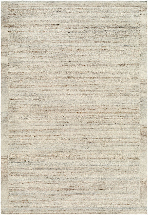 Livabliss Ipswich Hand Tufted Wool Accent Rug Bohemian Global Pattern for Entryway or Bedroom Beige, Sand 2'6" x 8' IPC2302-268